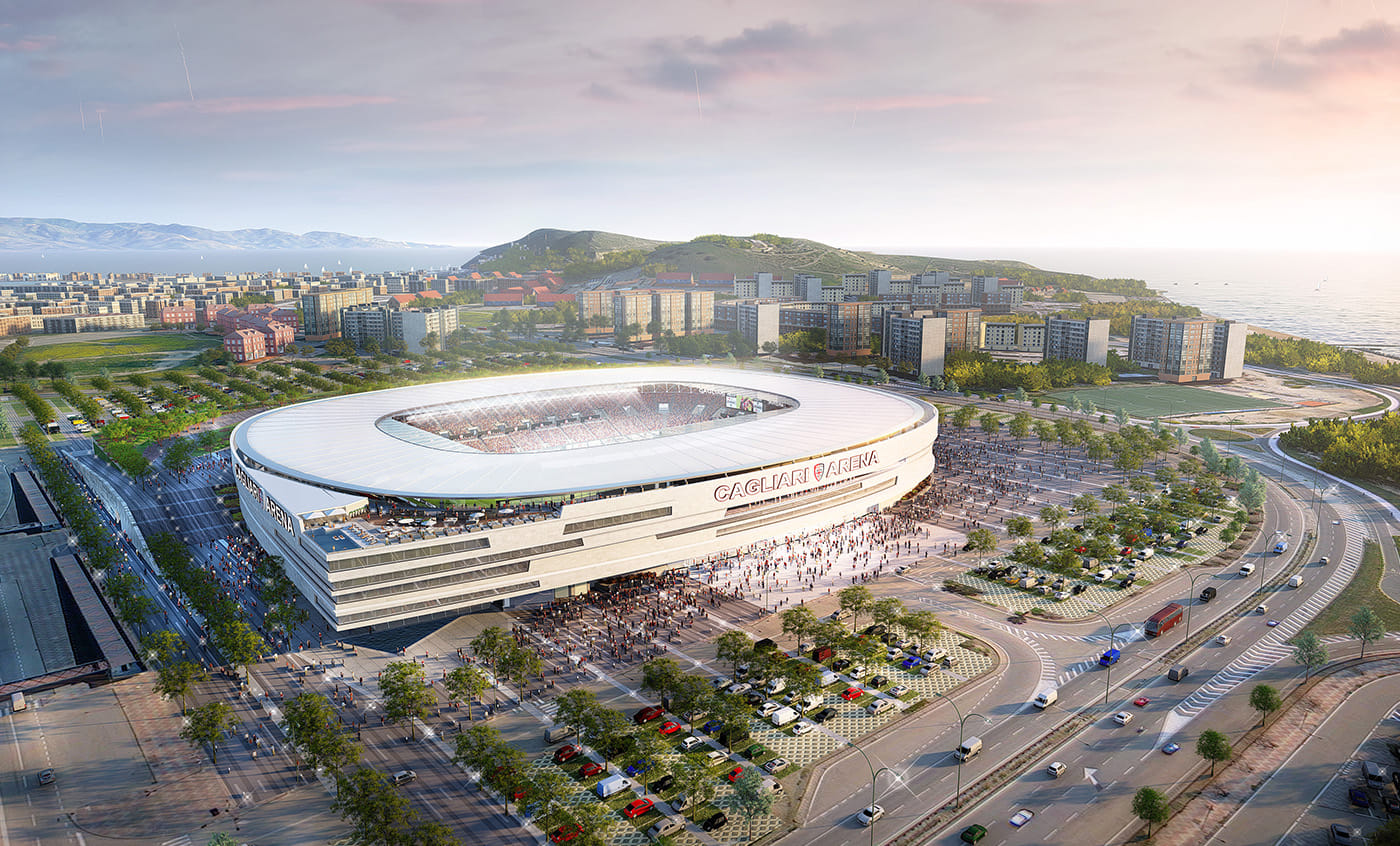 Nuovo Stadio Del Cagliari Via Libera Del Comune Cagliari Vistanet