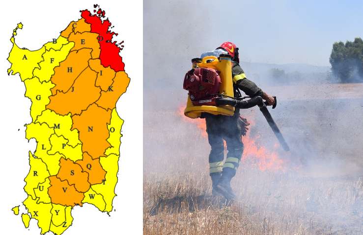 Giornata Da Bollino Arancione E Rosso Sul Fronte Incendi Cagliari