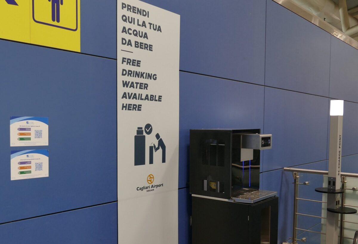 All Aeroporto Di Cagliari Elmas Acqua Gratis Cagliari Vistanet