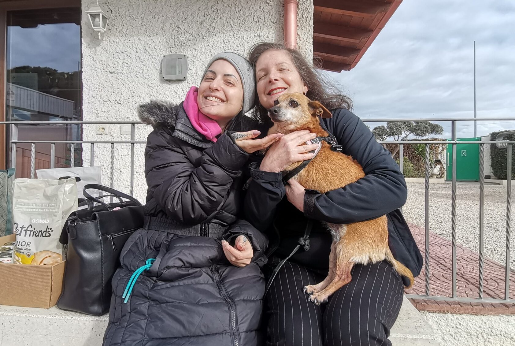 Abbandonata ormai anziana è stata adottata Cagliari Vistanet