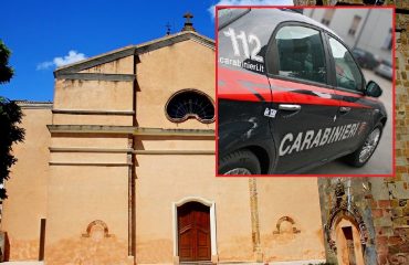 Chiesa di San Michele Arcangelo a Nurri carabinieri furto rom