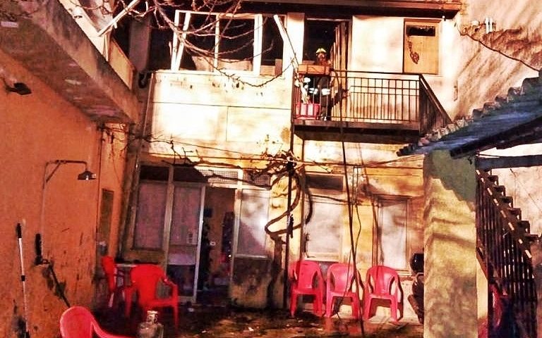 Villasor: i Vigili del Fuoco salvano un cane imprigionato in un’abitazione completamente distrutta dalle fiamme