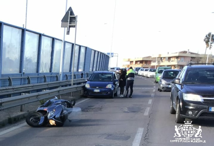 Scontro Auto-moto Nell'Asse Mediano Di Cagliari: Un Ferito | Cagliari ...