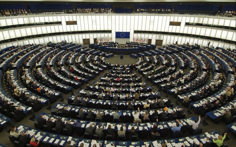 Parlamento Europeo riunito a Strasburgo