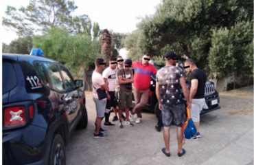 Migranti algerini intercettati a Porto Pino dai Carabinieri