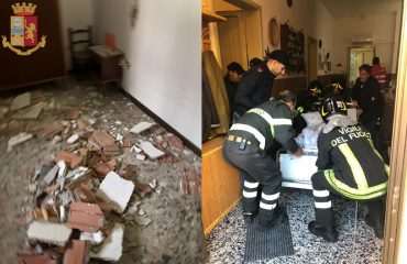 Crolla il soffitto di un'abitazione a Monserrato: paura per due anziani