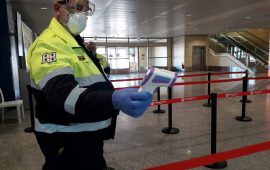 Coronavirus: controlli all'Aeroporto di Cagliari