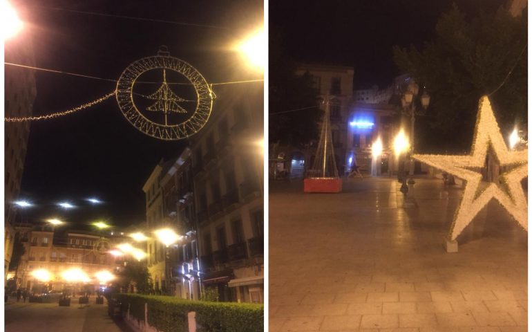 Luminarie spente in città l’ultimo dell’anno: Cagliari ricorda così le vittime del covid