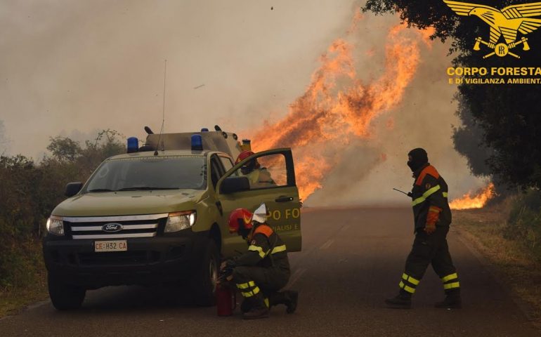 Sardegna, devastate le campagne dalle fiamme: oggi 33 incendi e diversi interventi dei mezzi aerei