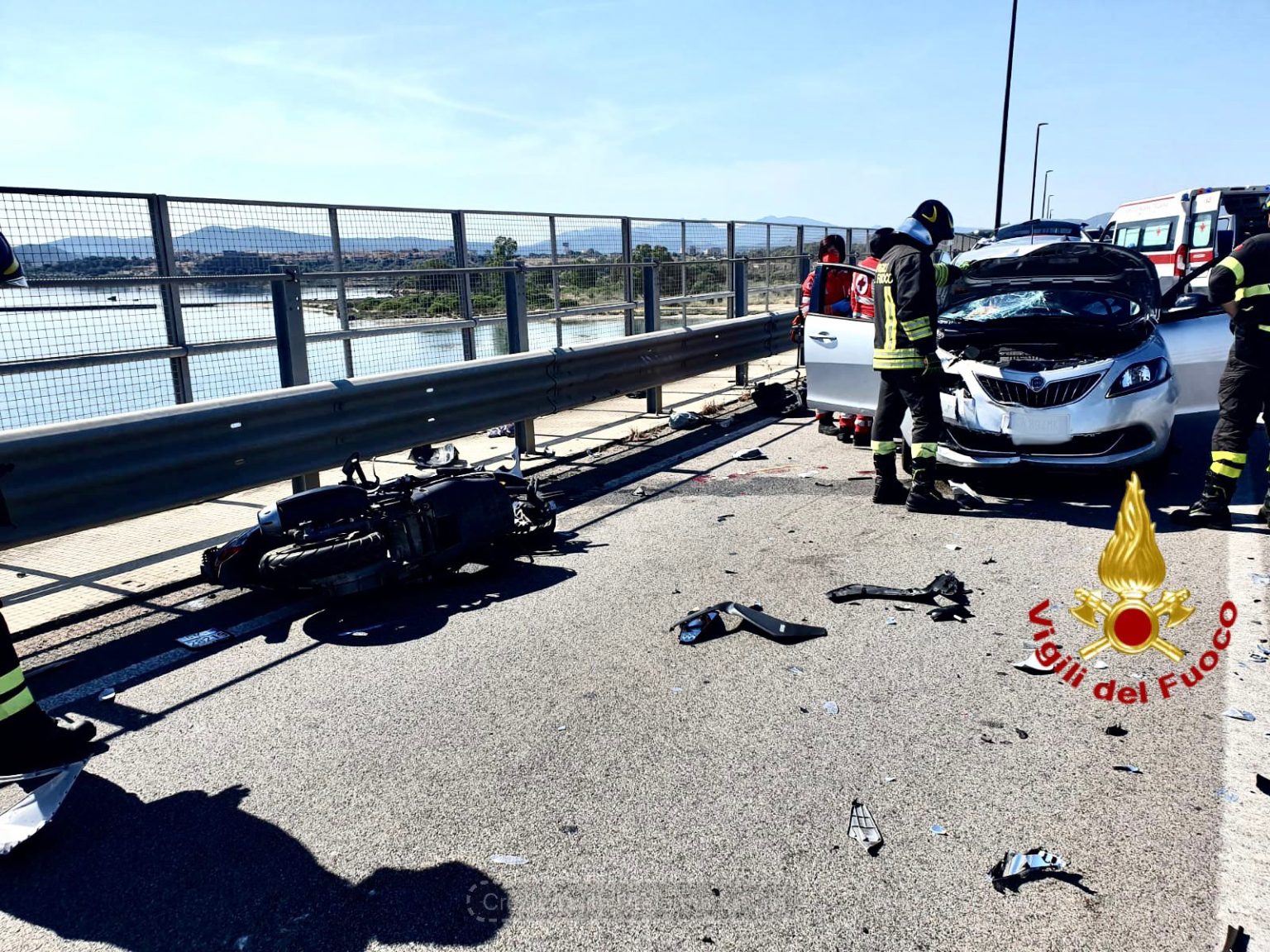 Sardegna Incidente Tra Un Auto E Una Moto Cagliari Vistanet