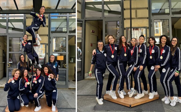 Pioggia di medaglie per le atlete della Sardinia Pole Dance ASD di Sestu nella competizione internazionale di Asti