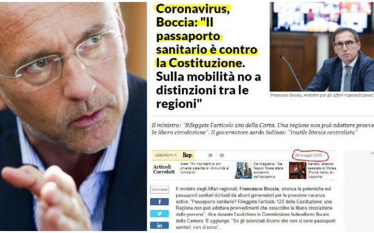 Cappellacci dà mandato ai legali: «Denuncio il Governo per epidemia colposa »