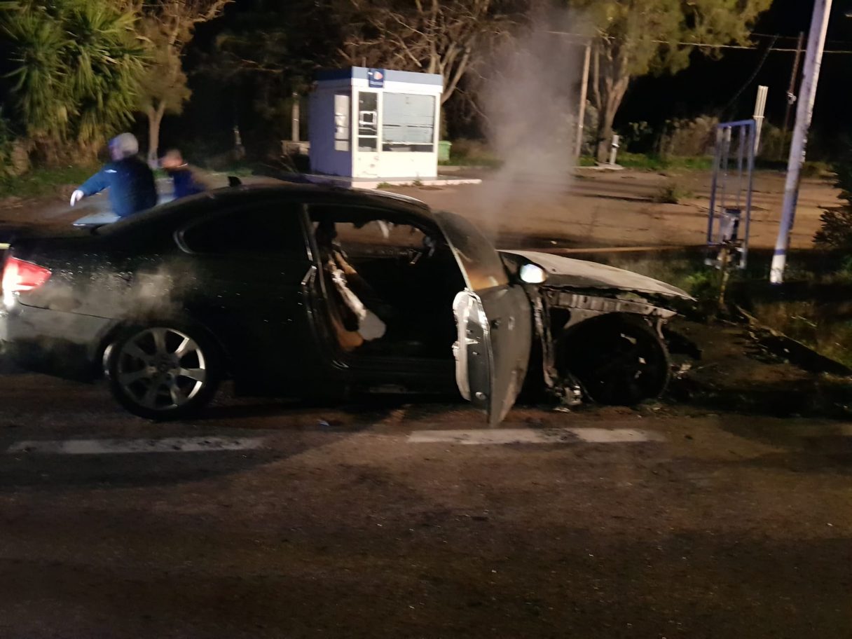 Tortolì, auto prende fuoco sulla 125 | Ogliastra - Vistanet