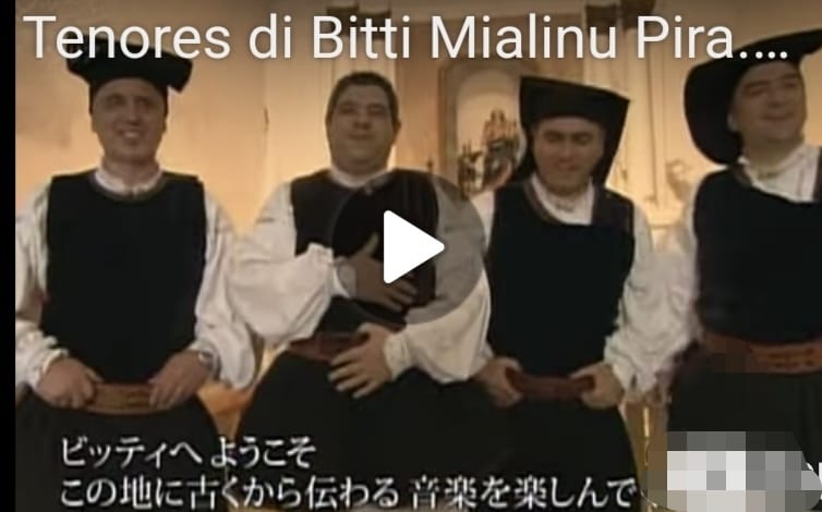 (VIDEO) Lo sapevate? I giapponesi sono innamorati del canto a tenore. La tv nipponica girò un documentario