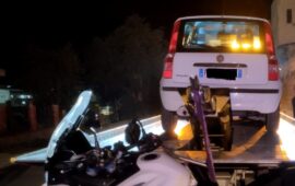 Arbatax, scontro auto-moto nella notte: due giovani in ospedale