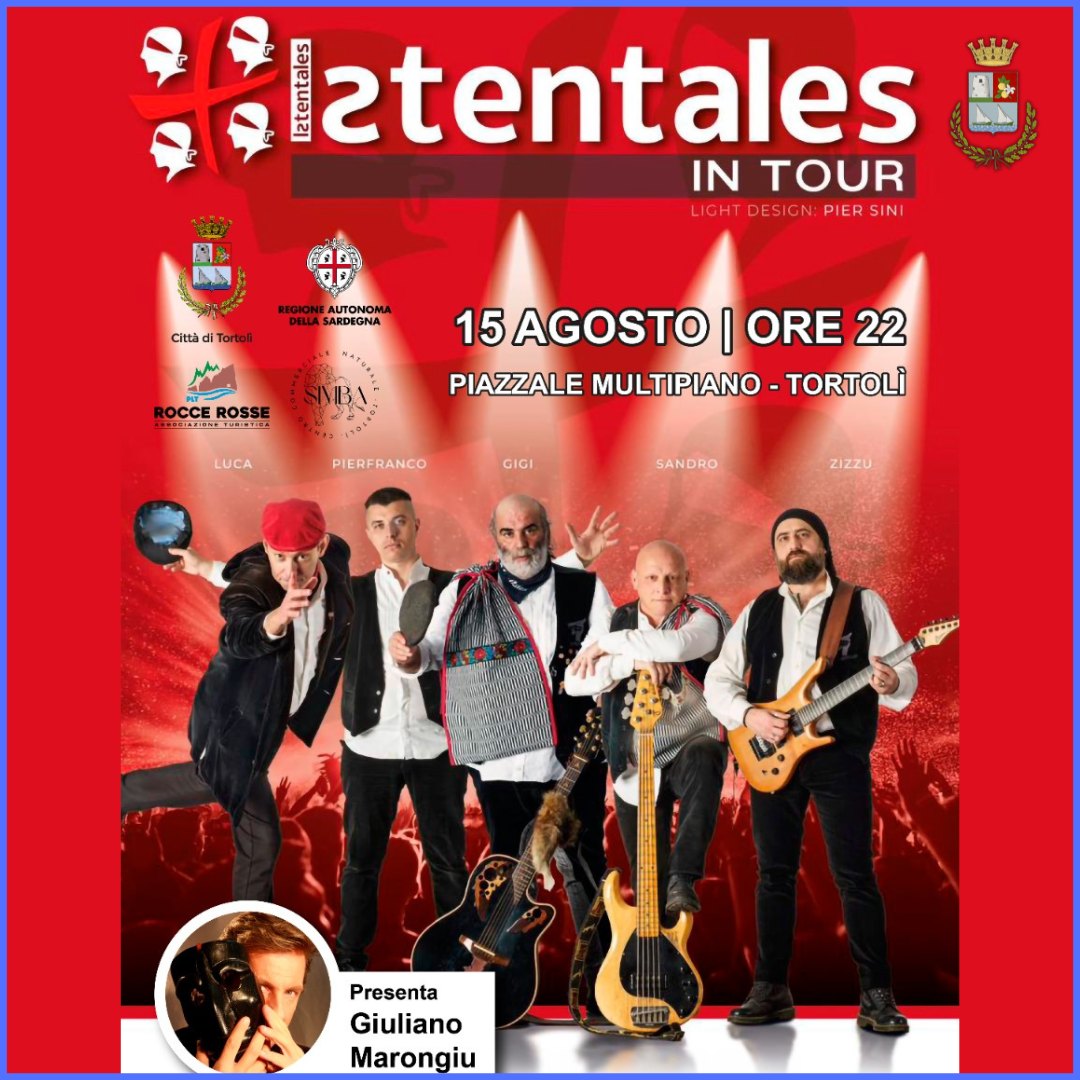 Gli Istentales In Concerto A Tortolì Il 15 Agosto: Un’esplosione Di ...