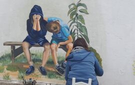 L’arte urbana prende vita a Triei: murales e creatività per uno spazio comune più bello