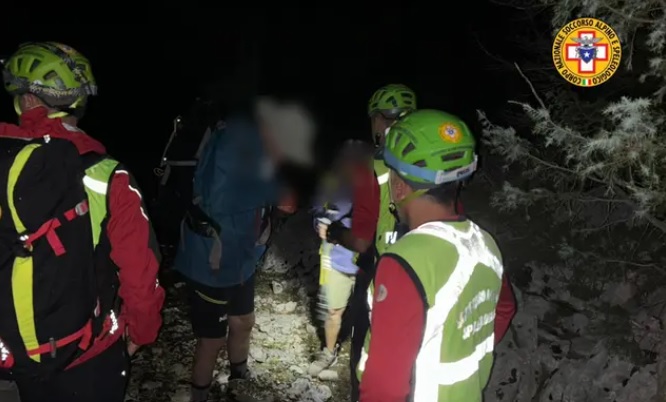 Turisti dispersi nella notte a Baunei: salvati dagli uomini del Soccorso Alpino