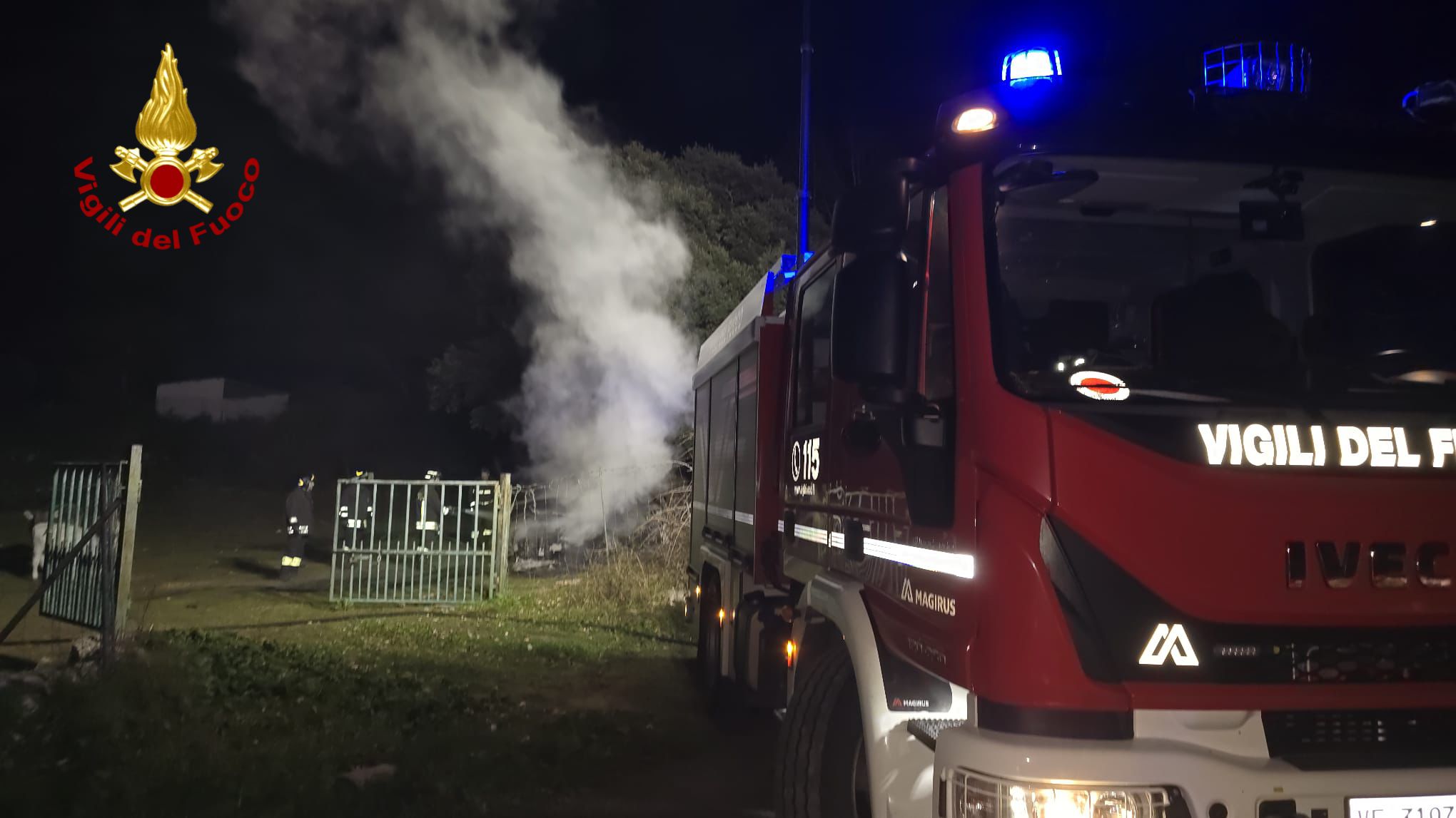 auto incendiata a Sarule