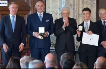 Serafini premiato da Mattarella