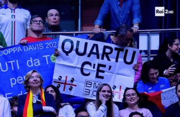 Tifosi sardi in tribuna a Malaga per la Coppa Davis