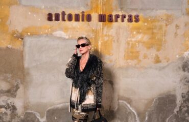 Sharon Stone da Antonio Marras ( pH Instagram Antonio Marras)