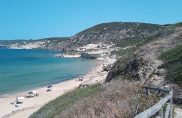 La spiaggia di Gutturu