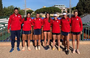 La formazione di Serie A1 femminile del Tennis Club Cagliari. È uno dei cinque team del club fra Serie A e Serie B di tennis