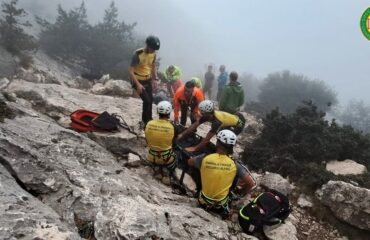 salvataggio di un turista a cala gonone