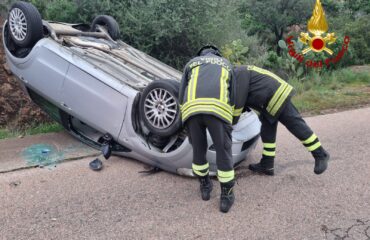 Incidente tra Villagrande e Tortolì PH Vigili del fuoco